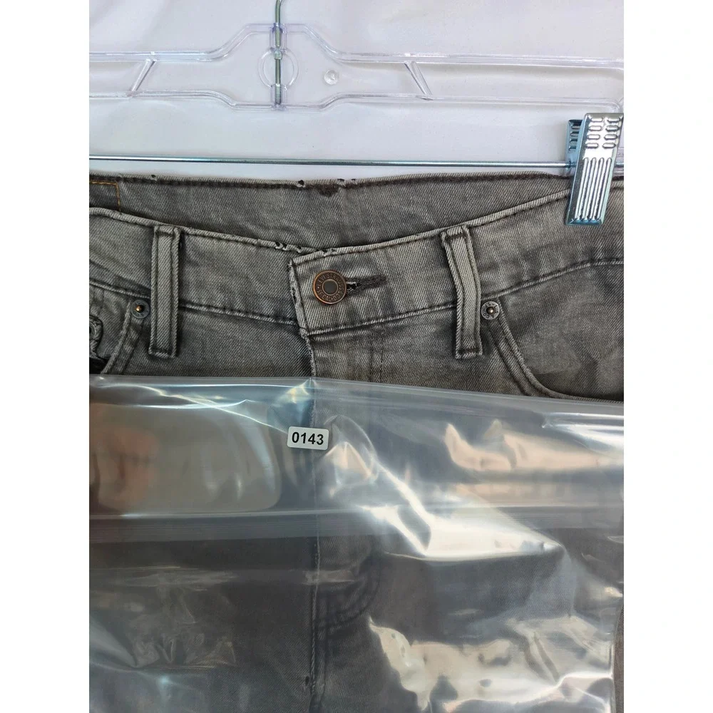 Levis 511 Slim Fit Grey Faded Denim Jeans Mens